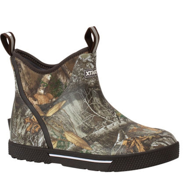 XTRATUF Men's Realtree Edge Wheelhouse 6" Ankle Deck Boot Camo 7