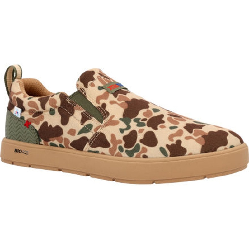 XTRATUF Men's Sharkbyte 2.0 Eco Deck Shoe Medium Duck Camo 7