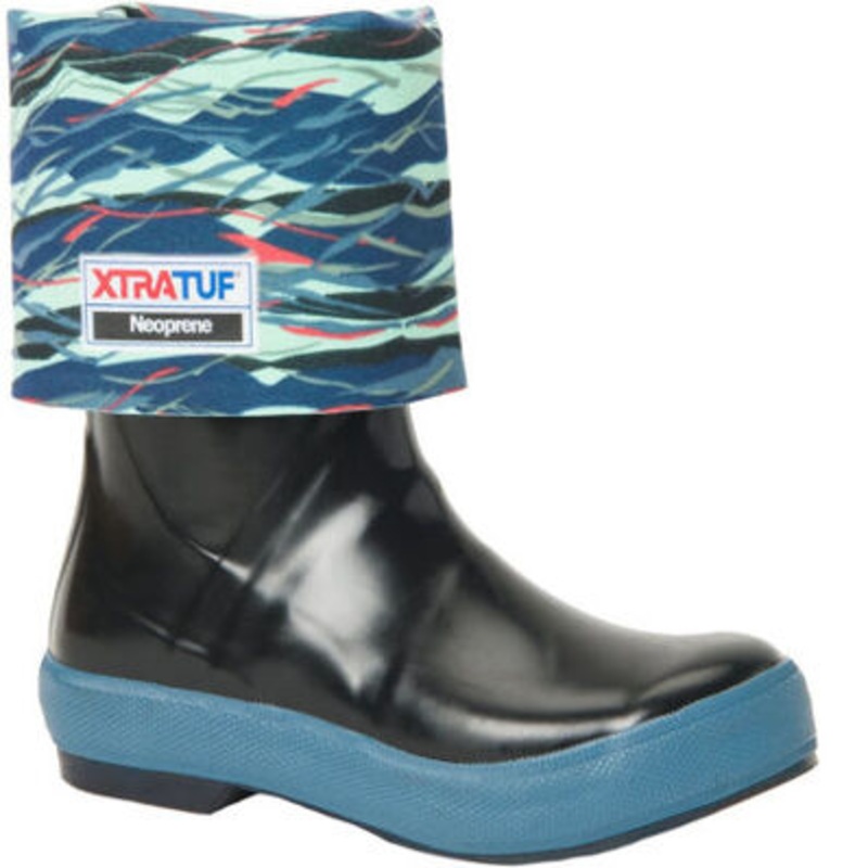 XTRATUF Women's 15" Beach Glass Legacy Boot Black 6