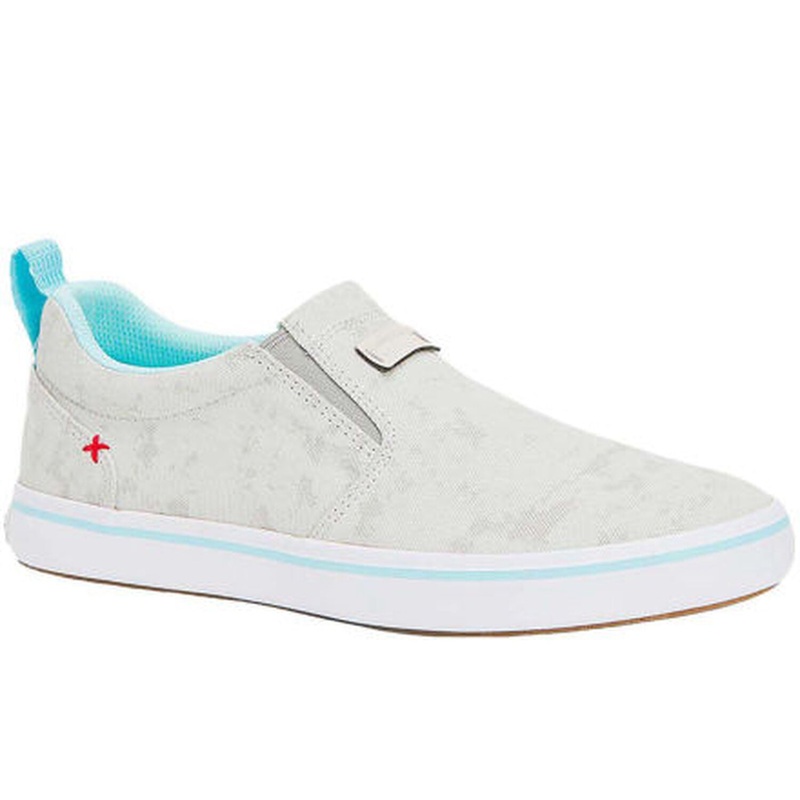 XTRATUF Women's Eco Sharkbyte Deck Shoe Grey 6