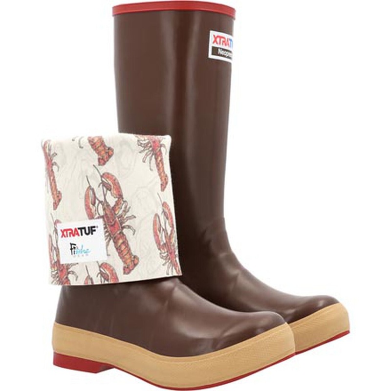 XTRATUF Women's Fishe Wear Legacy Boot Brown 5