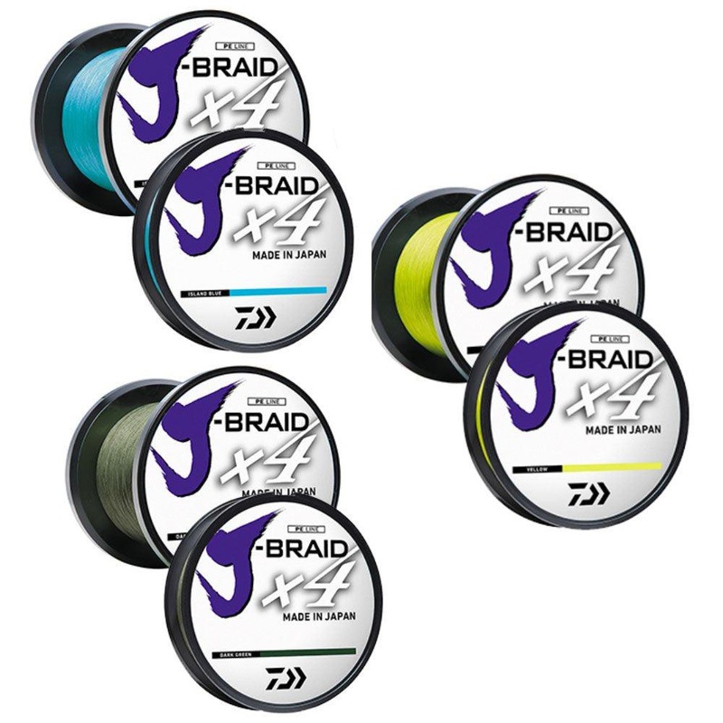 70% Off DAIWA J Braid X4 150 Yards Hi-Vis Yellow 8#