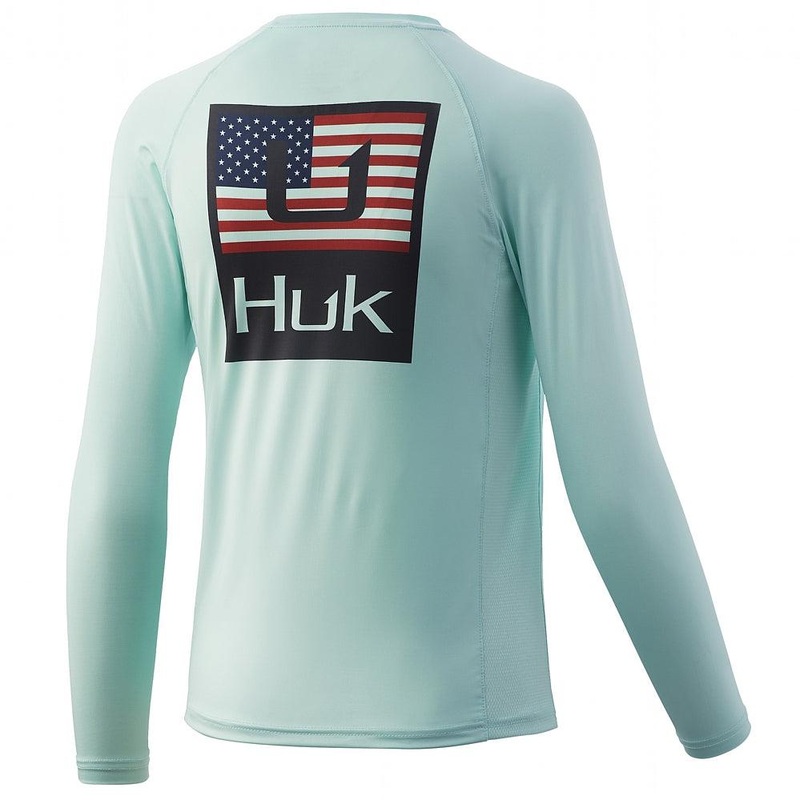 Huk'd Up Youth Americana Pursuit Sea Foam Youth XSmall