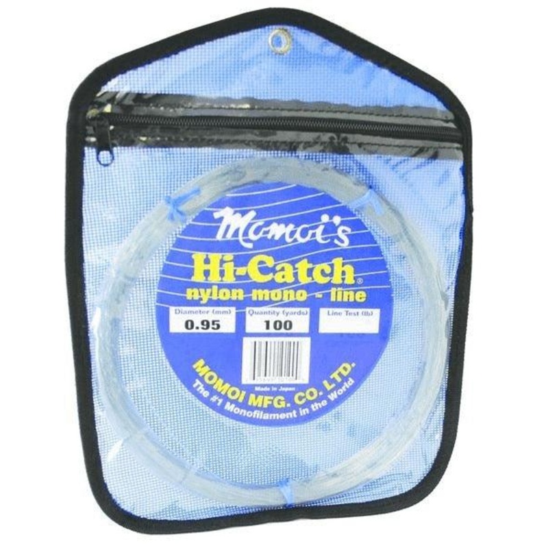 Momoi Hi-Catch Monofilament Leader 100yds Blue 500#
