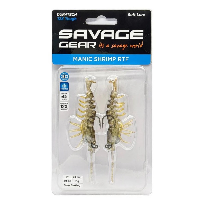 SAVAGE GEAR Manic Shrimp RTF New Penny 3" 2