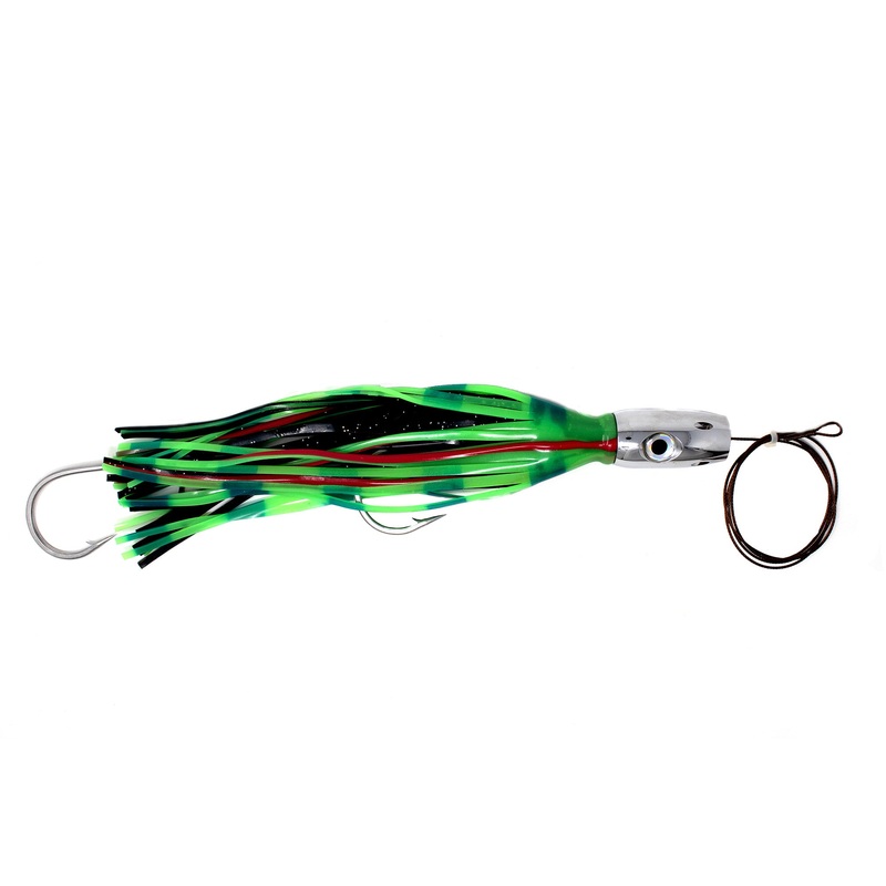 SEAWORX Cupped Jet Head Trolling Lure 13oz Green/Black