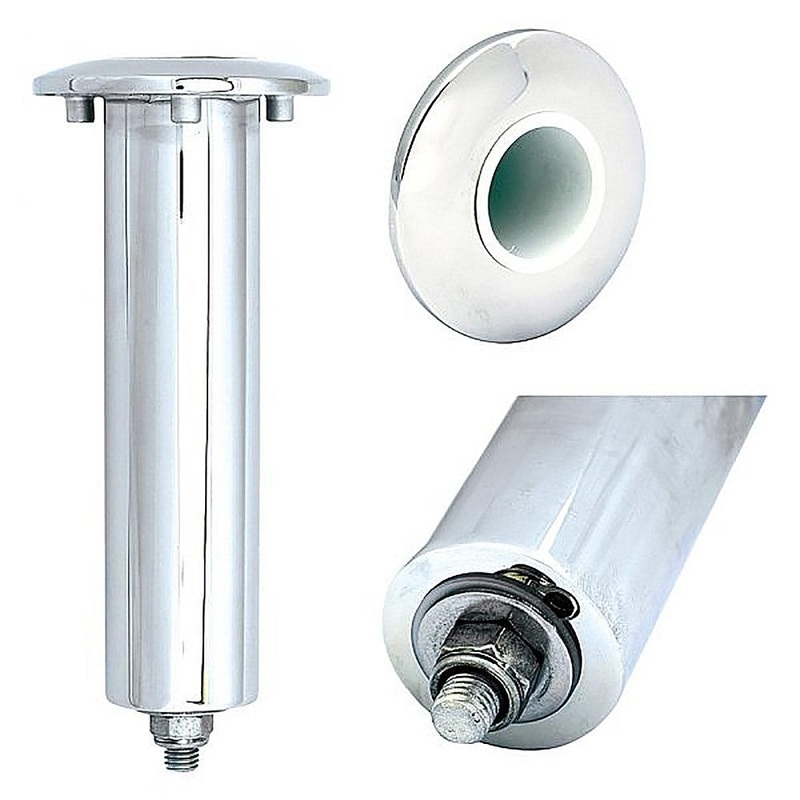 Tigress 0 Blind Mount Round Head Swivel Base Rod Holders - 9" X 1-5/8"