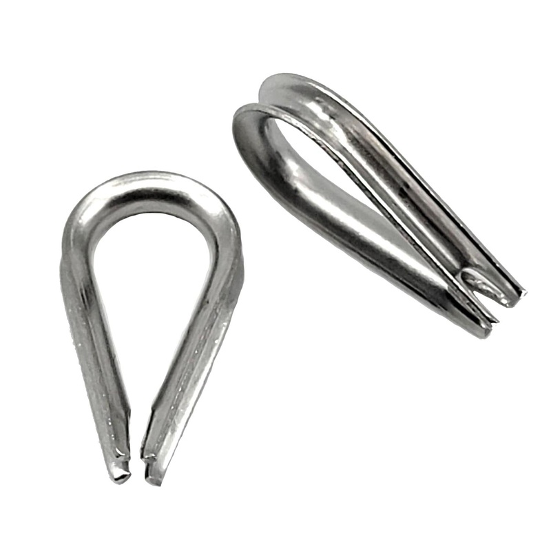 AFW Stainless Steel Thimbles U-Shape 2.0mm 10pc