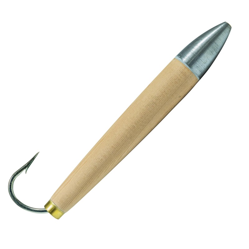 Ahi USA Cedar Plugs 6" Rigged Natural