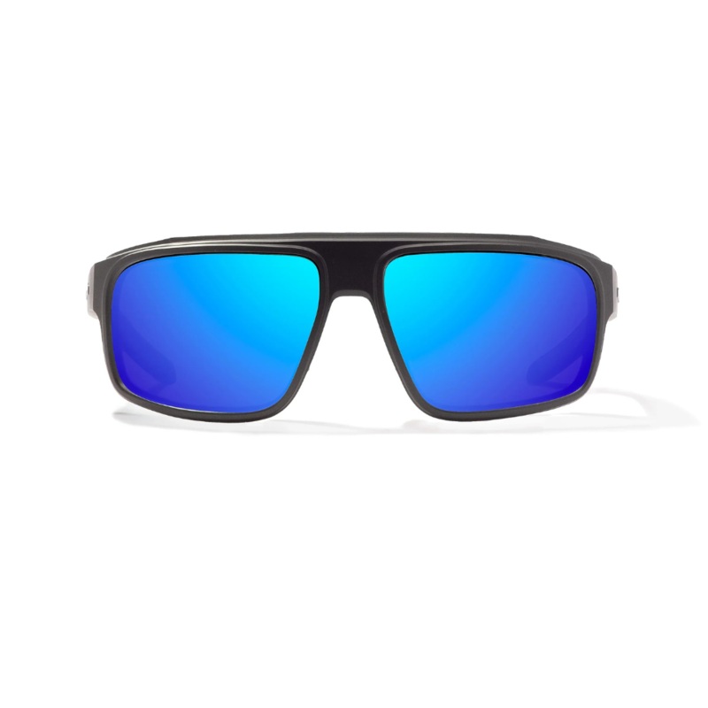 BAJIO Greenland Sunglasses Blue Mirror Lens/ Black Matte Frame