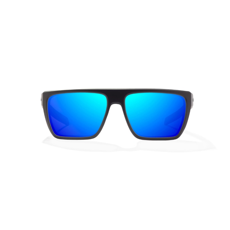 BAJIO Zapata Sunglasses Blue Mirror Lens/ Black Matte Frame