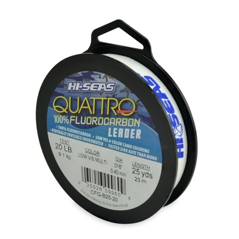 Hi-Seas Quattro Camo Fluorocarbon Line 6lb 25 yards