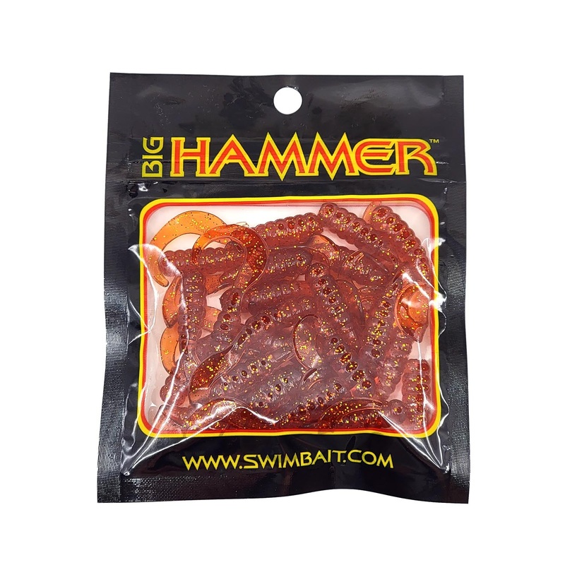 Big Hammer 1.75" Perch Grubs Blue Pearl