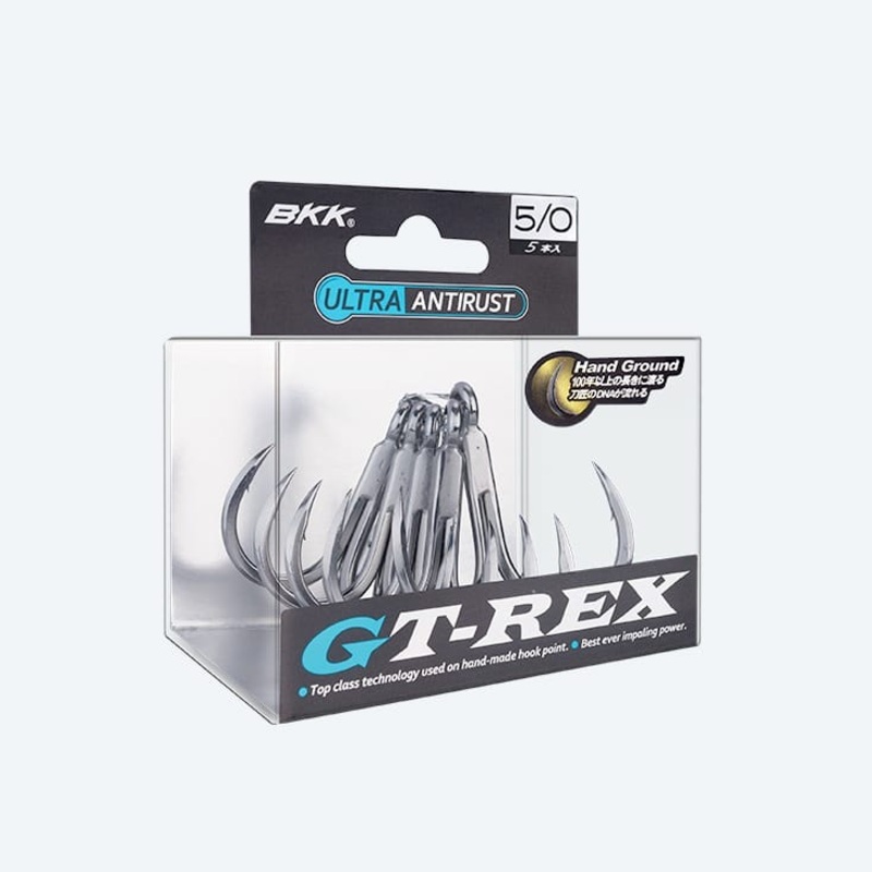 BKK GT REX Replacement Treble Hooks 5/0 5-Pack