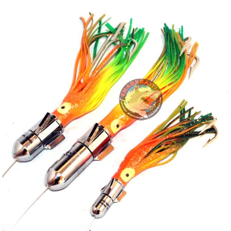 Catchy Tackle Spinner Jet Junior 1.25oz Rigged Lures Purple Black