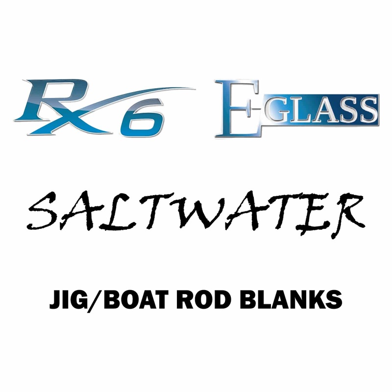 Rainshadow RX6 E-Glass Jig/Boat Rod Blanks RCJB106H