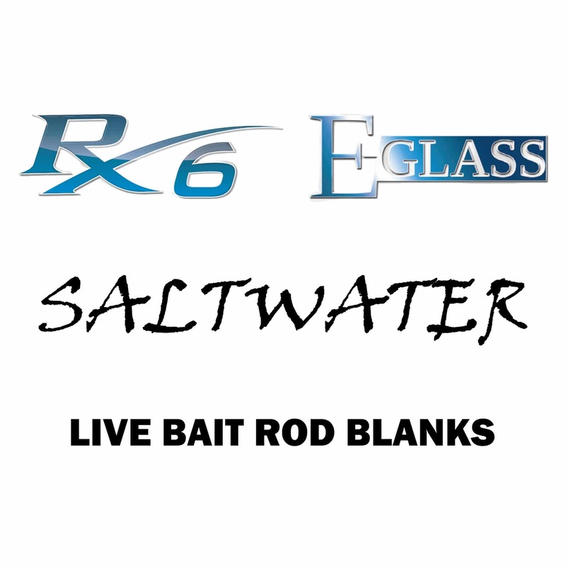Rainshadow RX6 E-Glass Live Bait Rod Blanks RCLB70L