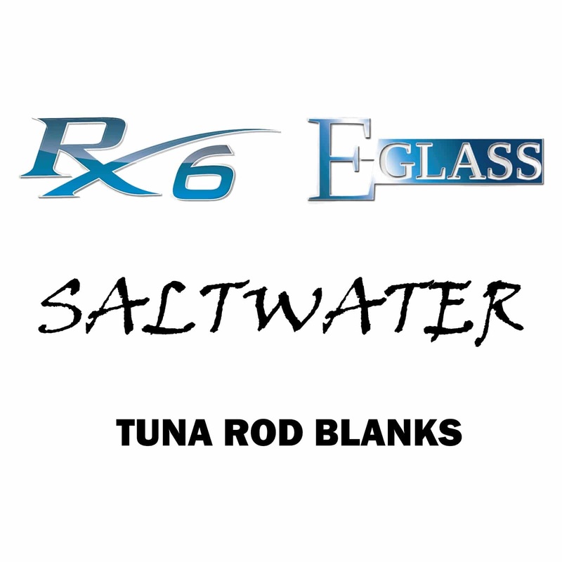 Rainshadow RX6 E-Glass Tuna Rod Blanks RCTB56H