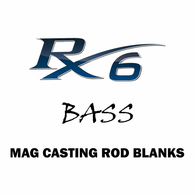 Rainshadow RX6 Mag Bass Rod Blanks MB843
