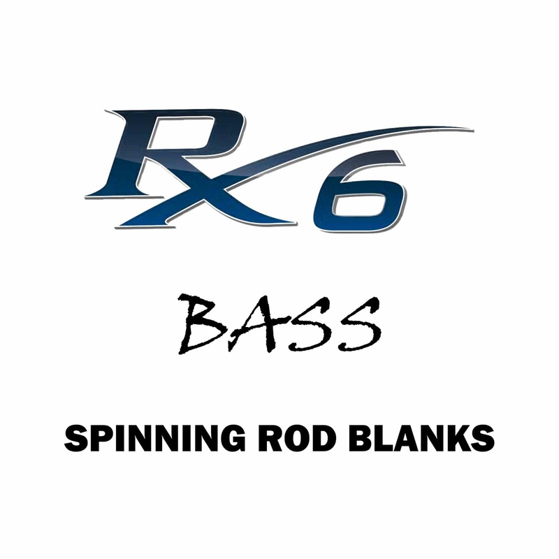 Rainshadow RX6 Multipurpose Bass Spinning Rod Blanks SB720