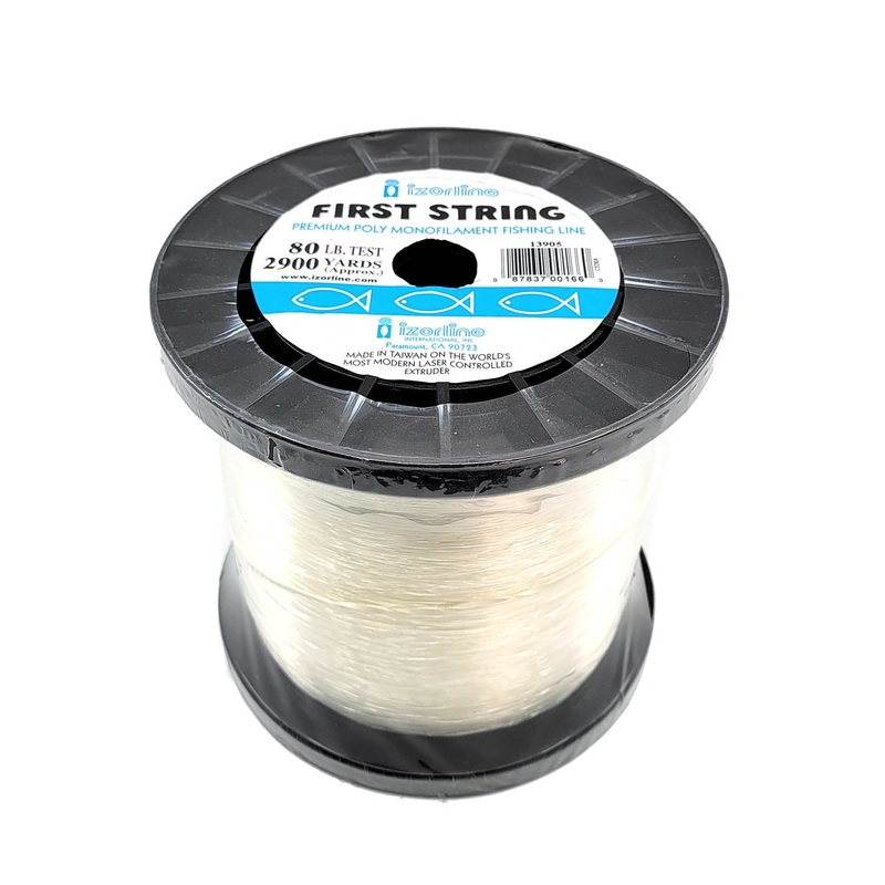 Izorline First String Heavy Monofilament 1000M Spool Clear 150lb