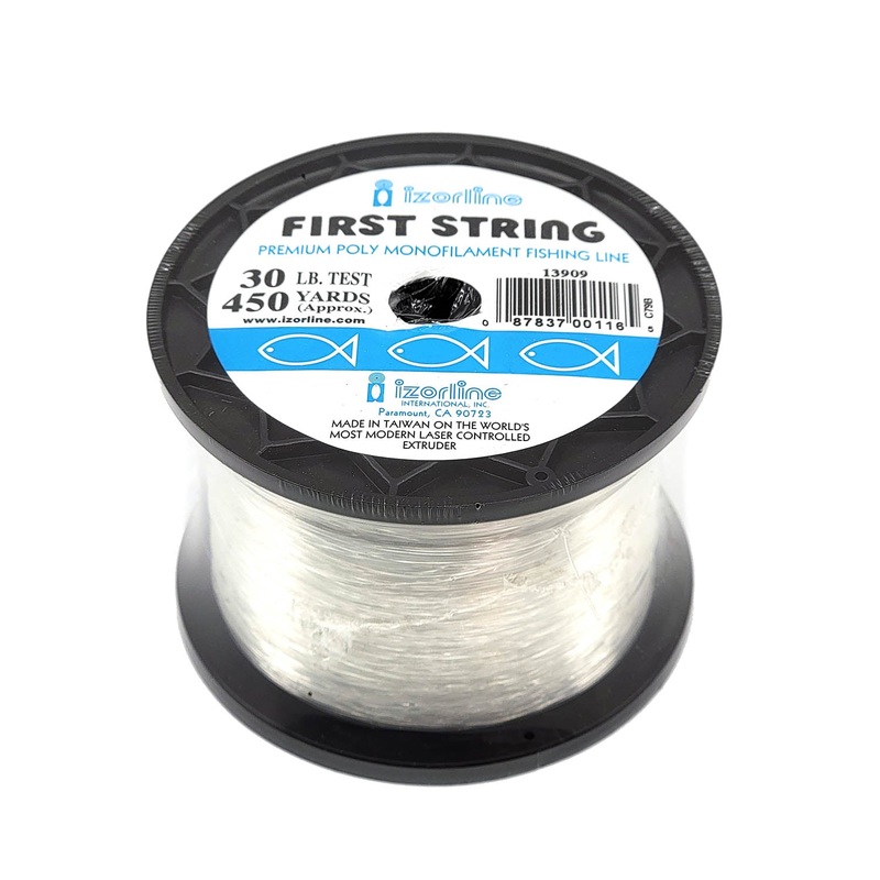 Izorline First String Monofilament 1/4LB Spool Clear 2lb