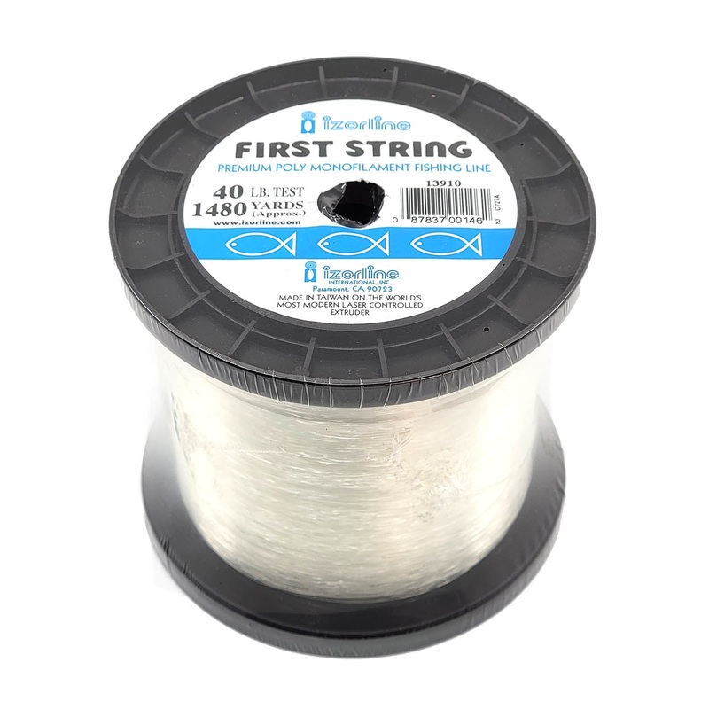Izorline First String Monofilament 1LB Spool Clear 8lb
