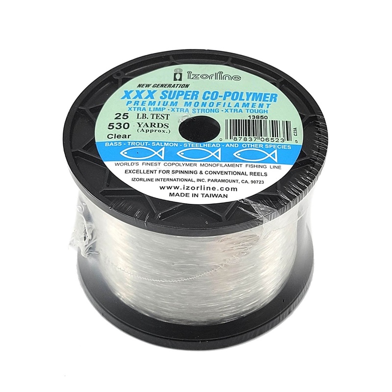Izorline XXX Copolymer Line 1/4LB Spool Clear 2lb