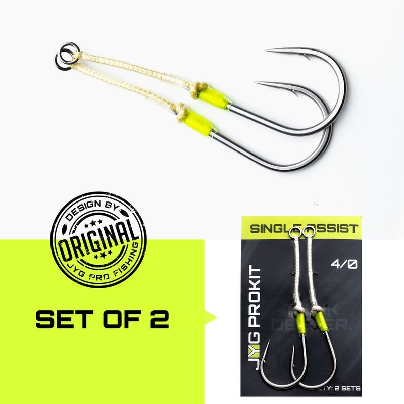 JYG Pro Single Assist Hooks 4/0