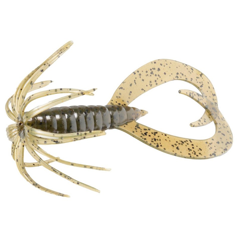 Keitech Little Spider Lures 3.5" Green Pumpkin Pepper