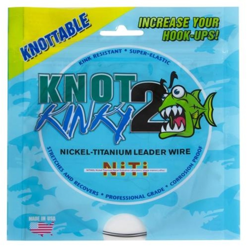 Knot 2 Kinky Nickel Titanium Single Strand Wire 25lb 15 feet