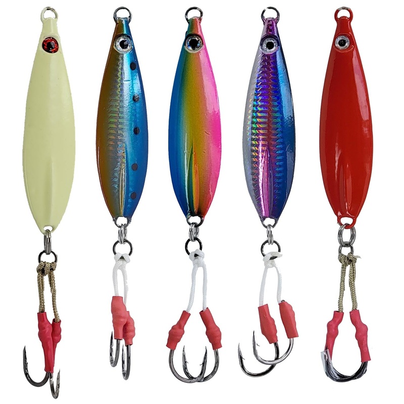 LM Fall Flat Jim's Jigs 80g Red Crab