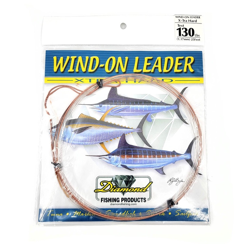 Momoi Xtra-Hard Mono Wind On Leaders 25ft 80lb
