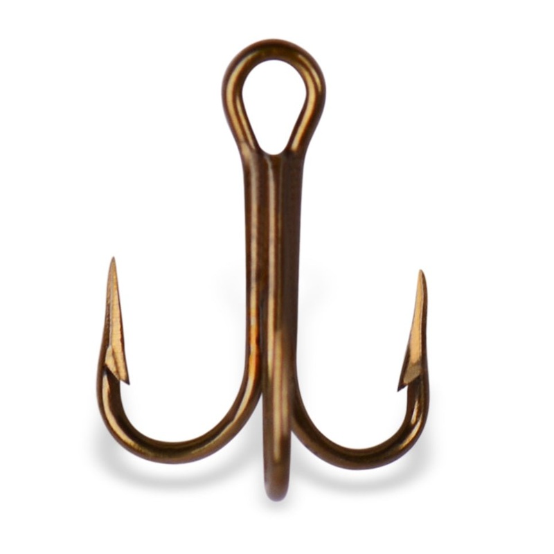 Mustad 3551BR Treble Hooks 5pk #6