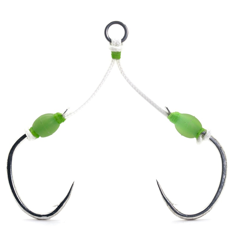 Mustad J-Assist3 Slow Pitch Assist Hooks 2pk 3/0