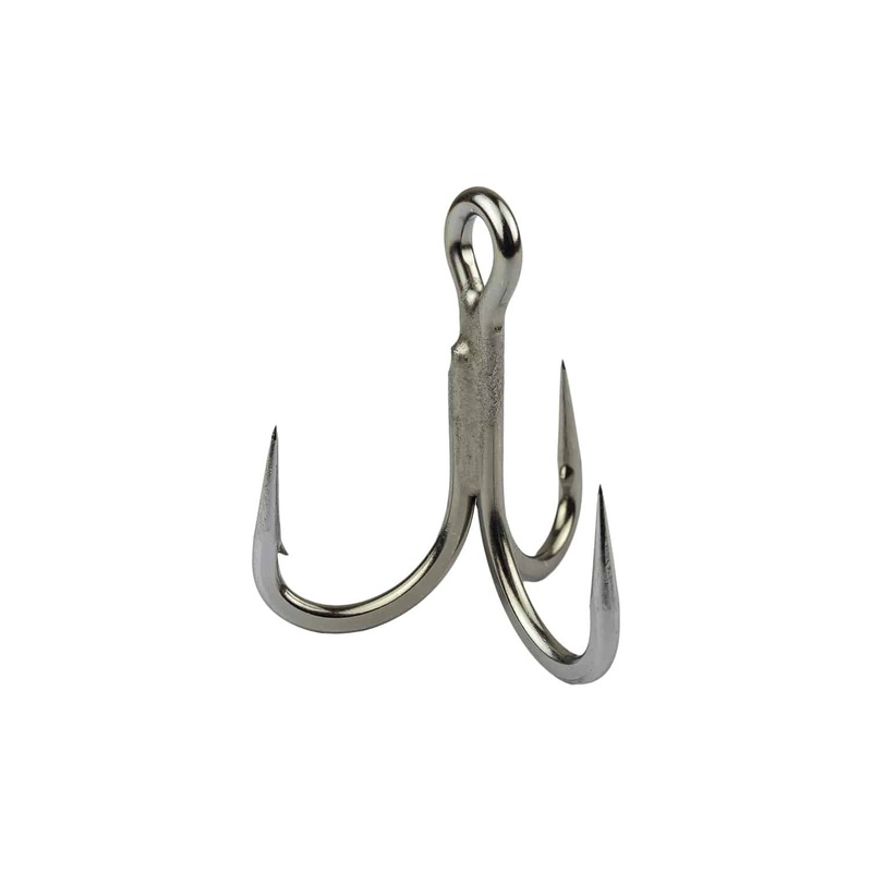Mustad Jaw Lok 5X Treble Hooks #2 6pk