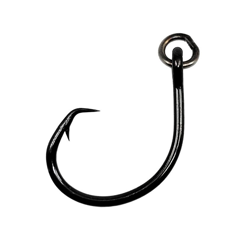 Mustad R39942 3X Ringed Demon Offset Circle Hooks 7pk 1/0