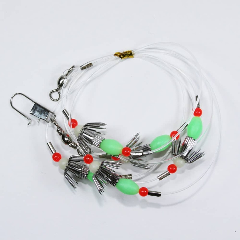 Ahi USA Squid Chain Gangions 5 Hook