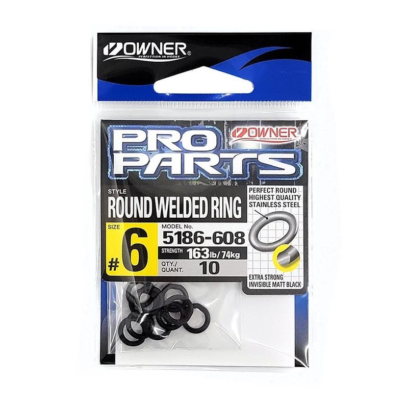 Owner Round Welded Rings 10pk #4 70lb