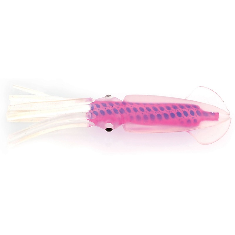Pline Rock Cod 3.5" Squid Rigs Black Red