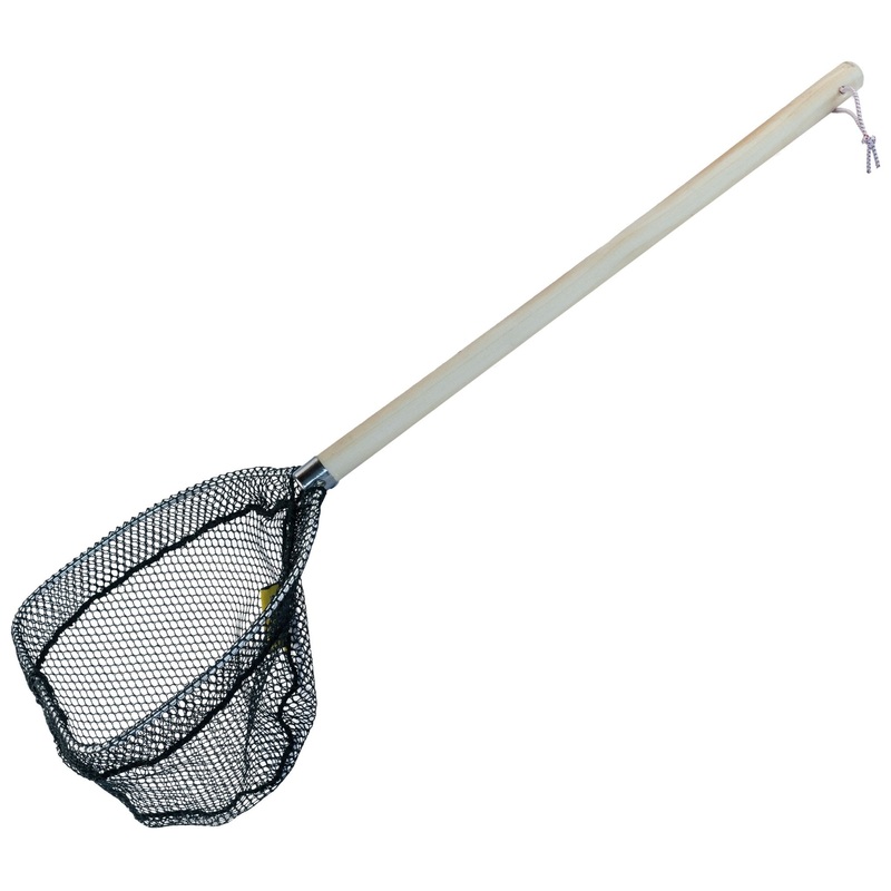Promar Wood Baitwell Net 7" x 8" Net 16" Handle