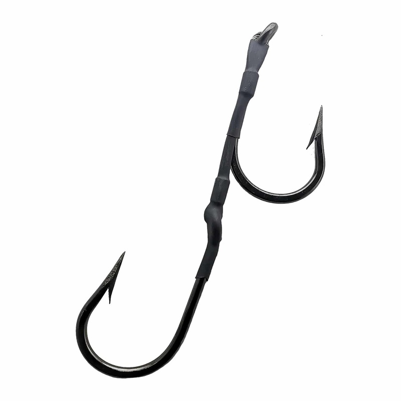 Quick Rig Black Nickel Tandem Hooks 6/0