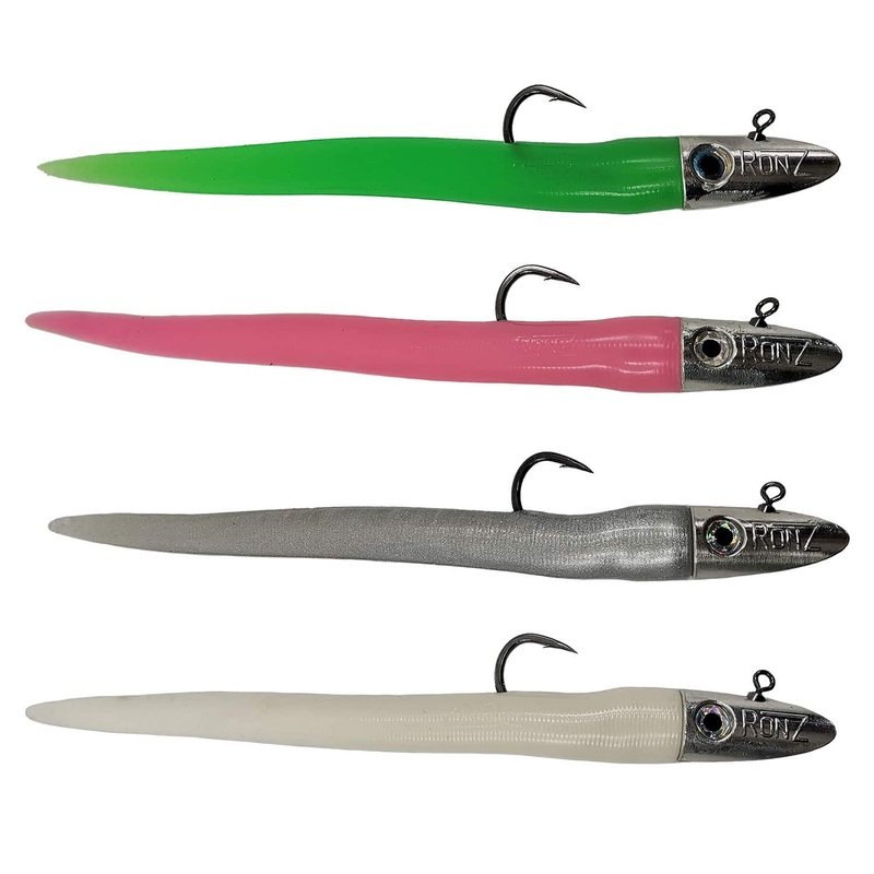 RonZ 10" Big Game HD 5 oz Tuna Lures Pearl White