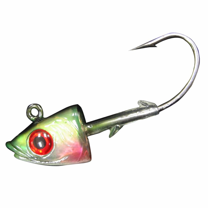 Sabo Fish Jig Heads 3/8oz 3pk Green