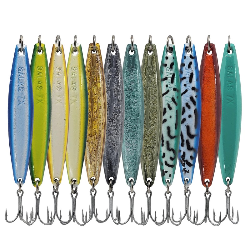 Salas 7X Light Surface Iron Jigs Blue White