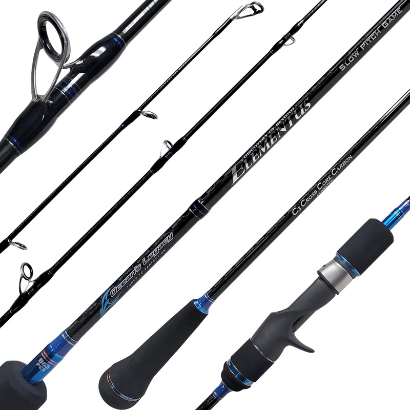 Oceans Legacy Elementus Slow Jigging Rods ESSJ-B631ML 80-220g