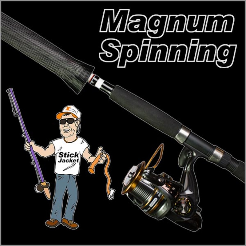 Stick Jacket Magnum Rod Cover Black