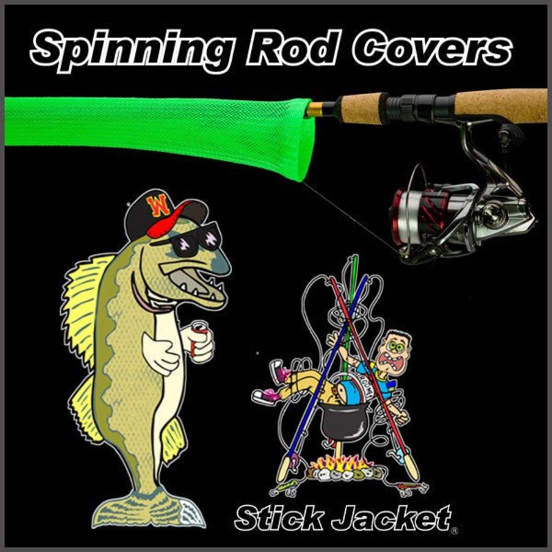 Stick Jacket Spinning 5.5 Rod Cover Blue