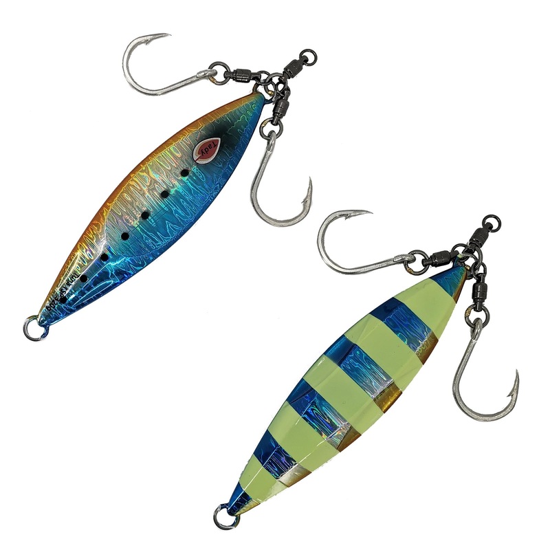 Tady TSP Tuna Welded Hook Jigs 250g Holo Blue