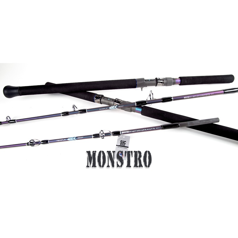 Temple Reef Monstro 2pc Jigging Rods 52B-X Conventional